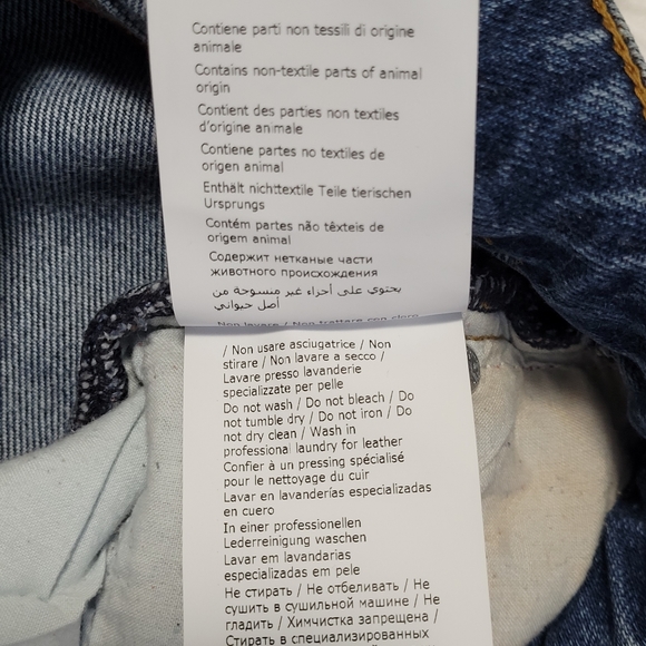 NWT Jeremy Scott Patchwork Jeans Size 6 Made in Italy - Picture 6 of 12